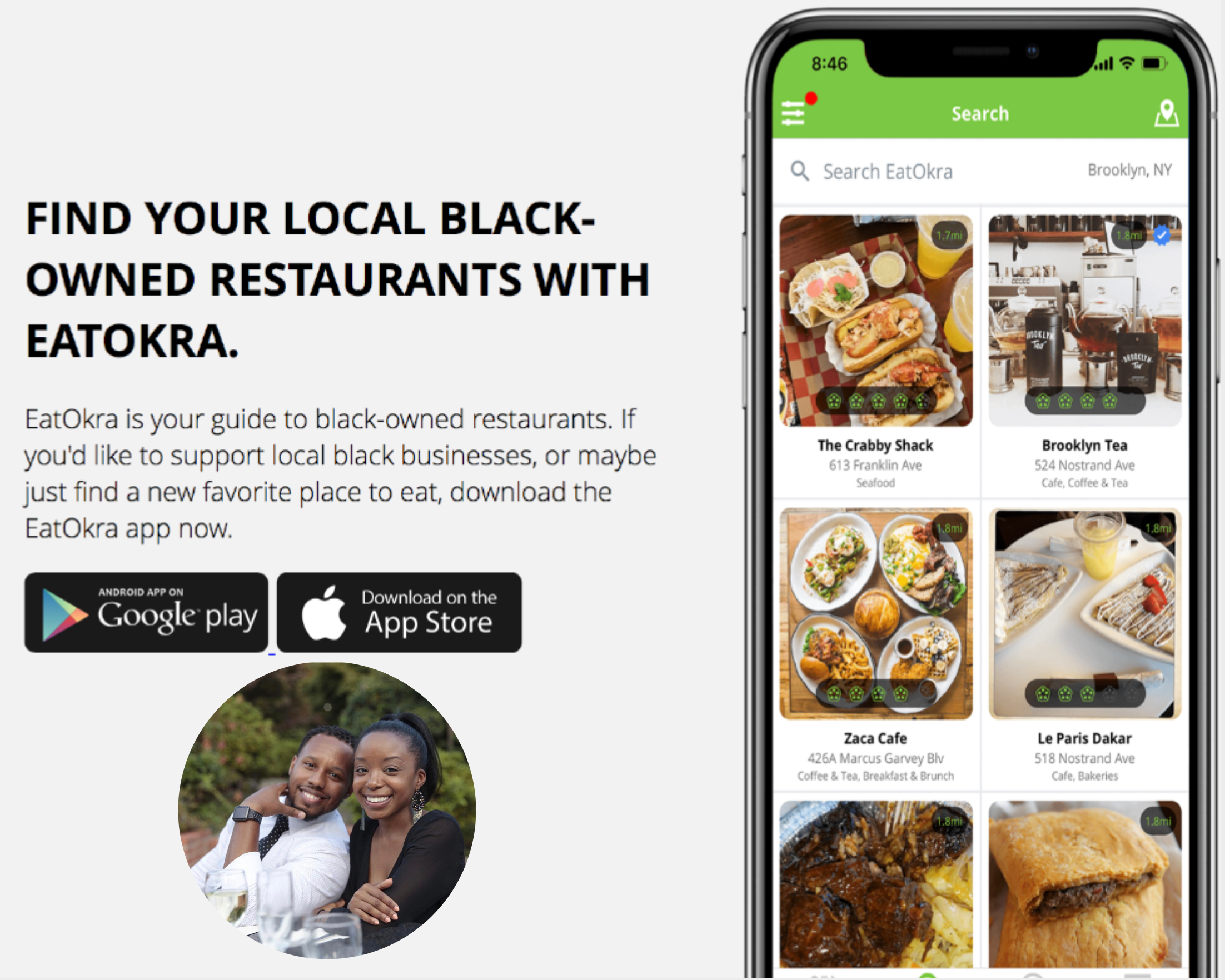 EatOkra: Find Black-owned Restaurants